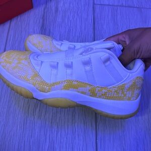 Nike Air Jordan 11 Retro Low ‘Yellow Snakeskin’